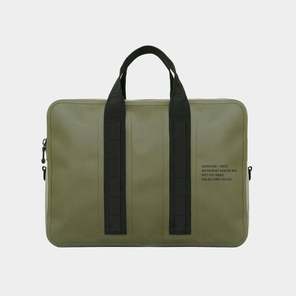 Expedition/Units PROJECT AN01 WATERPROOF AVIATOR BAG Olive Green org $169 NEW